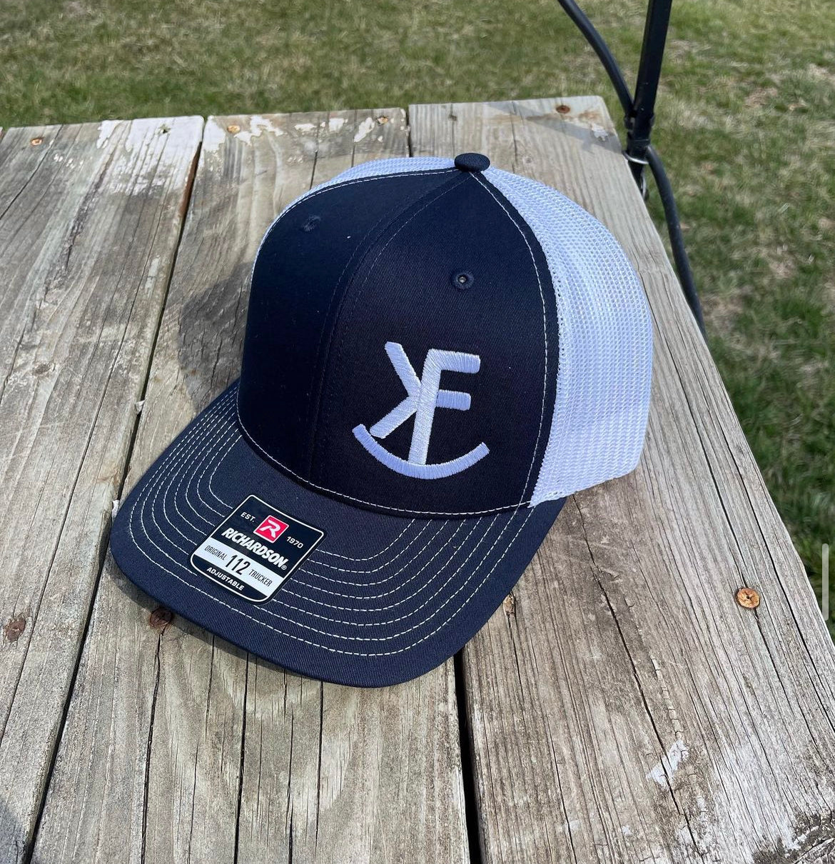 Navy/White Brand Cap