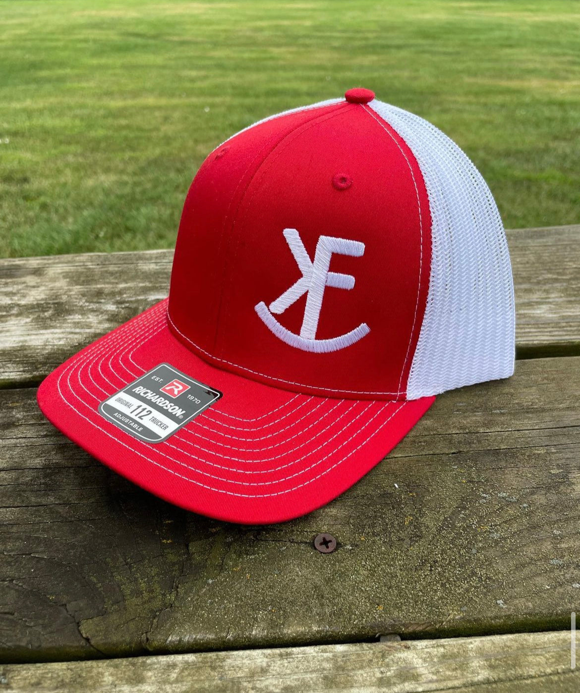 Red/White Brand Cap