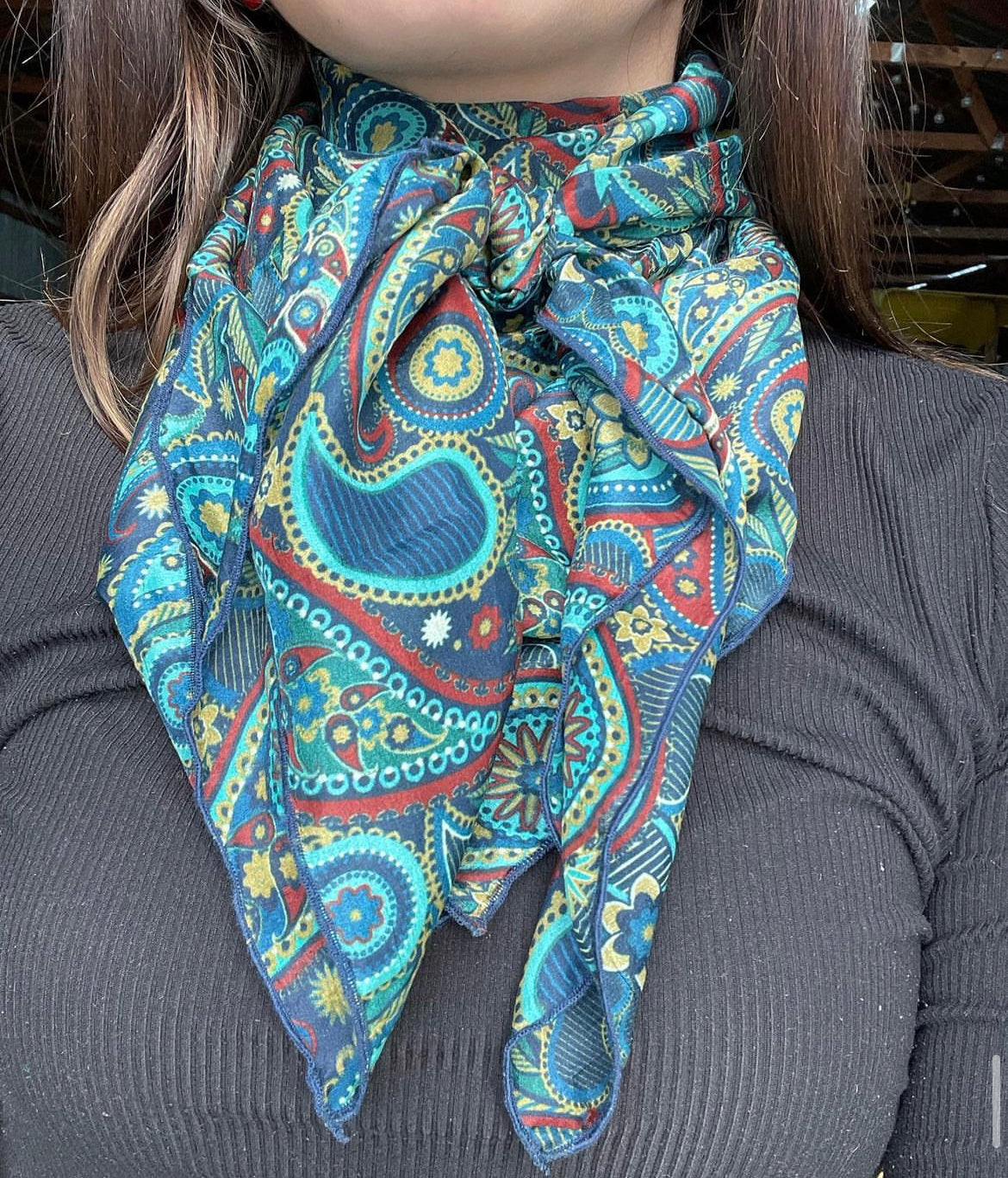 Paisley Peacock Rag