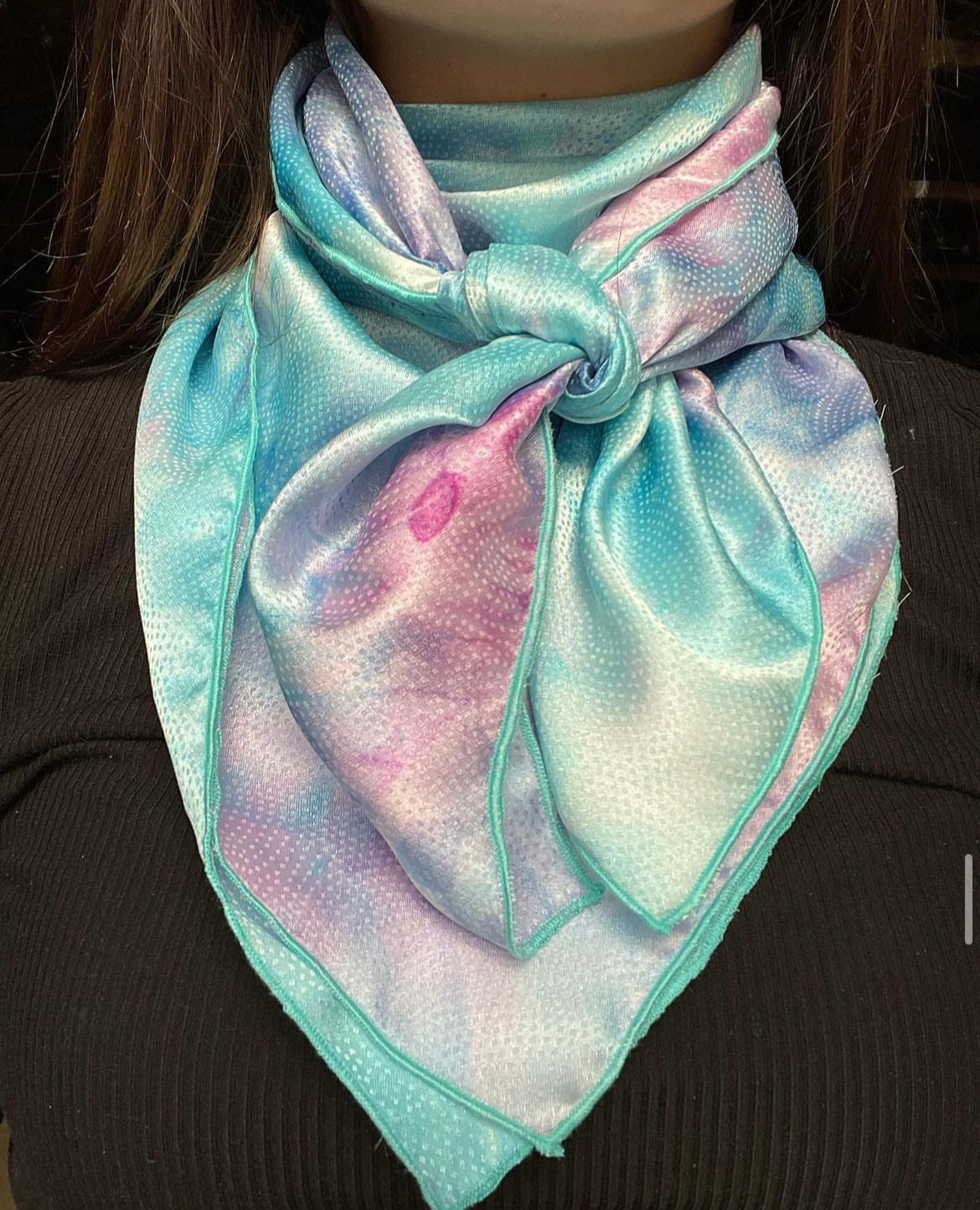 Pink/Blue Tie-Dye Rag