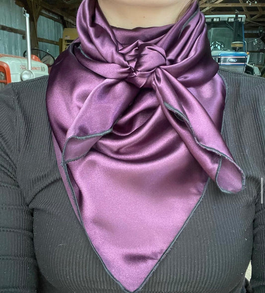 Plum Silk Rag