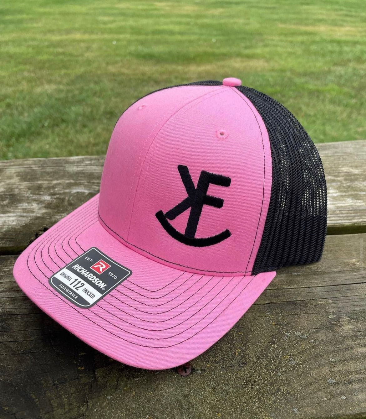 Pink/Black Brand Cap